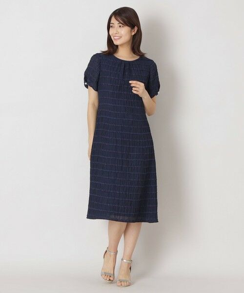 TO BE CHIC / トゥー ビー シック ロング・マキシ丈ワンピース | ジャカードタック ワンピース | 詳細1