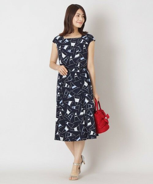 TO BE CHIC / トゥー ビー シック ロング・マキシ丈ワンピース | セイルプリント ワンピース | 詳細3