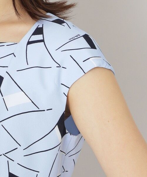 TO BE CHIC / トゥー ビー シック ロング・マキシ丈ワンピース | セイルプリント ワンピース | 詳細7