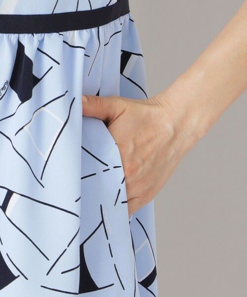 TO BE CHIC / トゥー ビー シック ロング・マキシ丈ワンピース | セイルプリント ワンピース | 詳細8