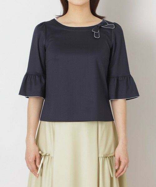 TO BE CHIC / トゥー ビー シック カットソー | 配色ピコ カットソープルオーバー | 詳細4