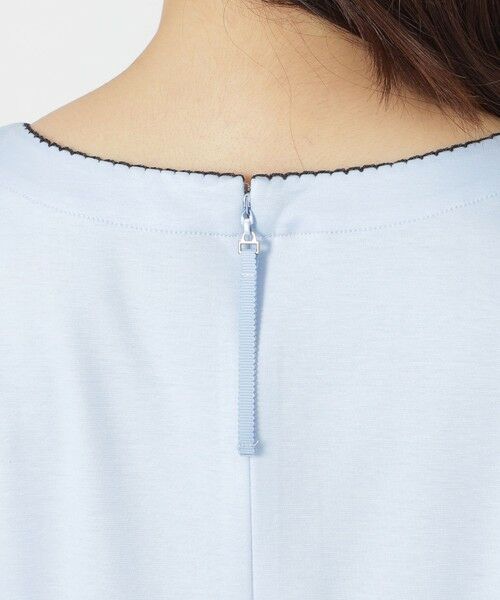 TO BE CHIC / トゥー ビー シック カットソー | 配色ピコ ティアードチュニック | 詳細7