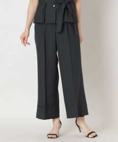 Miwarik⭐️TO BE CHIC ボディシェルスリム パンツ　黒 48 ボディシェル スリムパンツ （その他パンツ）｜TO BE CHIC