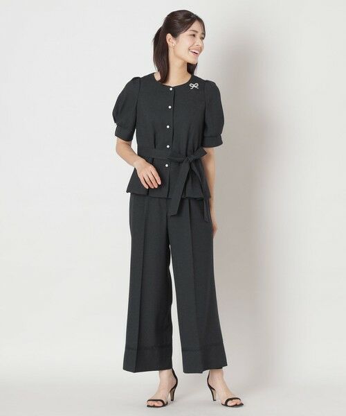 TO BE CHIC / トゥー ビー シック その他パンツ | リネンライク ワイドパンツ | 詳細1