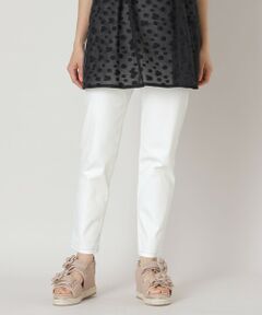 トゥービーシック　ホワイト　クロップドパンツ TO BE CHIC】トゥービーシック 38 クロップドパンツ オフホワイト