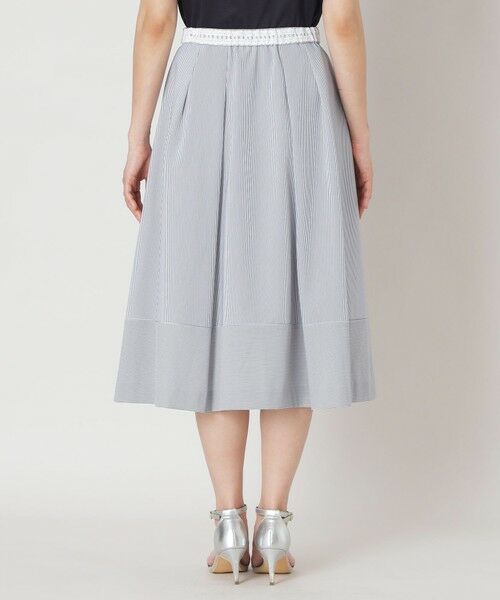 TO BE CHIC / トゥー ビー シック ロング・マキシ丈スカート | シアサッカー ストライプスカート | 詳細6