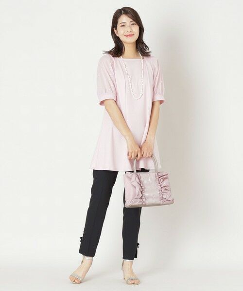 TO BE CHIC / トゥー ビー シック メッセンジャーバッグ・ウエストポーチ | スパンコールコンビ サイドフリルバッグ | 詳細4