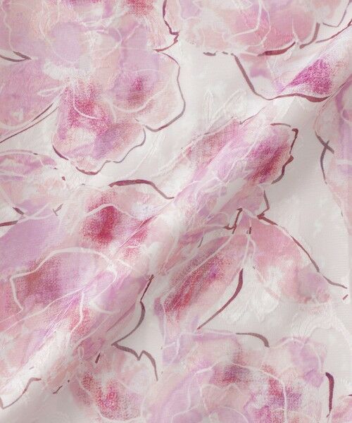 TO BE CHIC / トゥー ビー シック ロング・マキシ丈ワンピース | ローズプリントジャカード ワンピース | 詳細9