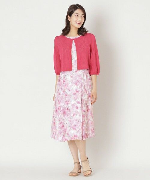 TO BE CHIC / トゥー ビー シック ロング・マキシ丈ワンピース | ローズプリントジャカード ワンピース | 詳細2