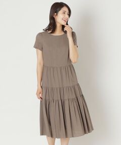 TO BE CHIC / トゥー ビー シック ロング・マキシ丈ワンピース | ウェーブローン ランダムティアードワンピース