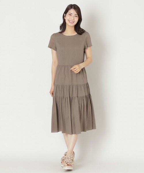 TO BE CHIC / トゥー ビー シック ロング・マキシ丈ワンピース | ウェーブローン ランダムティアードワンピース | 詳細3