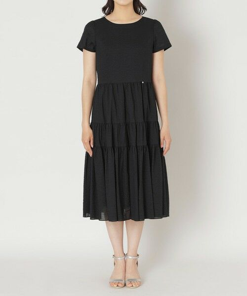 TO BE CHIC / トゥー ビー シック ロング・マキシ丈ワンピース | ウェーブローン ランダムティアードワンピース | 詳細4