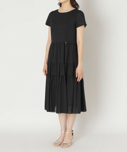 TO BE CHIC / トゥー ビー シック ロング・マキシ丈ワンピース | ウェーブローン ランダムティアードワンピース | 詳細5