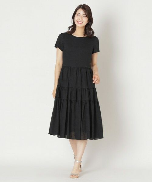 TO BE CHIC / トゥー ビー シック ロング・マキシ丈ワンピース | ウェーブローン ランダムティアードワンピース | 詳細1