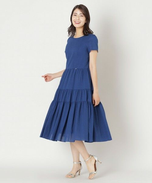 TO BE CHIC / トゥー ビー シック ロング・マキシ丈ワンピース | ウェーブローン ランダムティアードワンピース | 詳細2