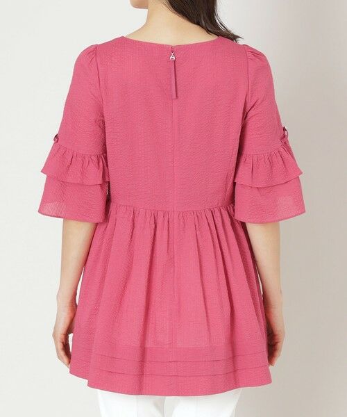 TO BE CHIC / トゥー ビー シック シャツ・ブラウス | ウェーブローン スリーブフリルチュニック | 詳細6