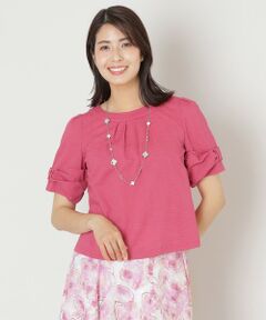 TO BE CHIC / トゥー ビー シック シャツ・ブラウス | ウェーブローン スリーブリボンブラウス