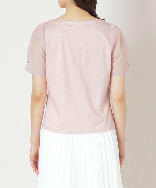 TO BE CHIC / トゥー ビー シック カットソー | リボンネック スリーブコンビカットソー | 詳細6