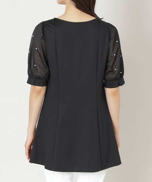 TO BE CHIC / トゥー ビー シック カットソー | ドットパールスリーブ チュニック | 詳細5