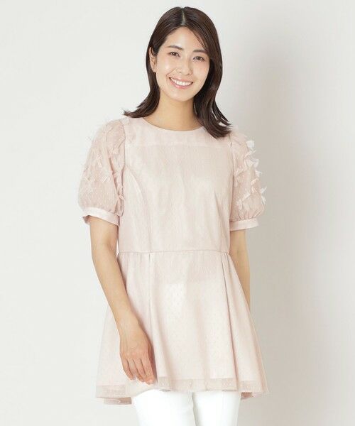 TO BE CHIC / トゥー ビー シック シャツ・ブラウス | リボンチュール チュニックブラウス | 詳細9