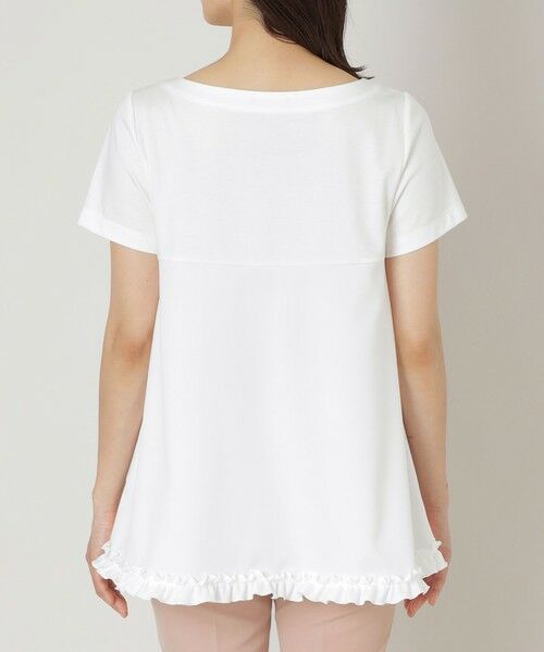 TO BE CHIC / トゥー ビー シック カットソー | サテンコンビ チュニック | 詳細5