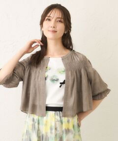 TO BE CHIC / トゥー ビー シック ブルゾン | シャーリングショート ボレロ