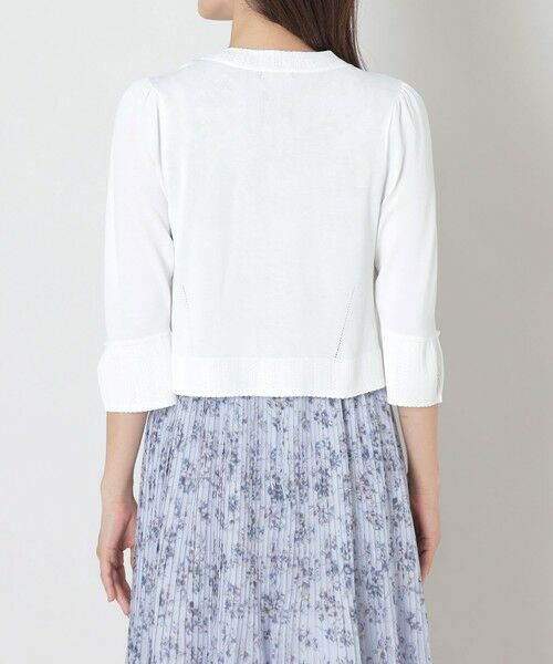 TO BE CHIC / トゥー ビー シック ブルゾン | 透かし編み ショートボレロ | 詳細6