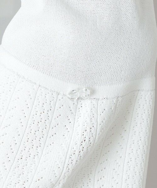 TO BE CHIC / トゥー ビー シック ブルゾン | 透かし編み ショートボレロ | 詳細8