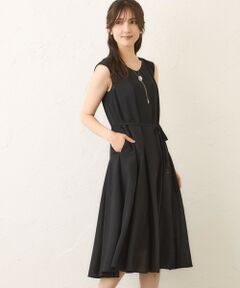 ボイルワッシャー　ノースリーブドレス