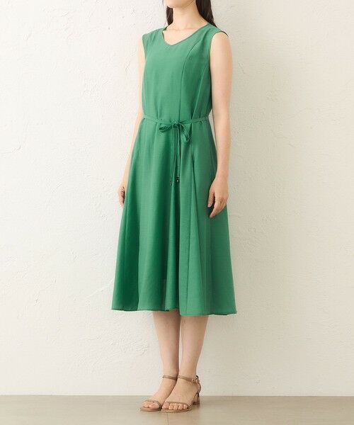 TO BE CHIC / トゥー ビー シック ロング・マキシ丈ワンピース | ボイルワッシャー　ノースリーブドレス | 詳細6