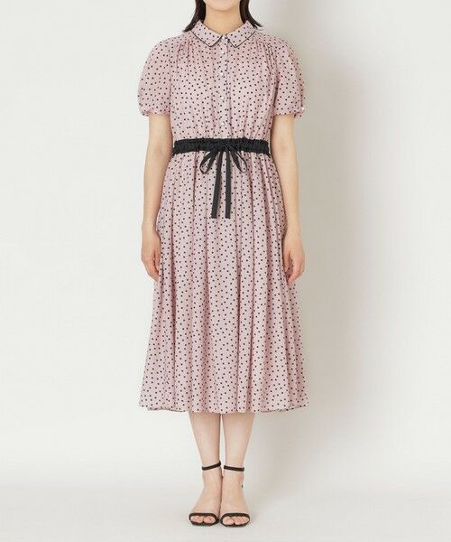 ランダムドット ドレス （ロング・マキシ丈ワンピース）｜TO BE