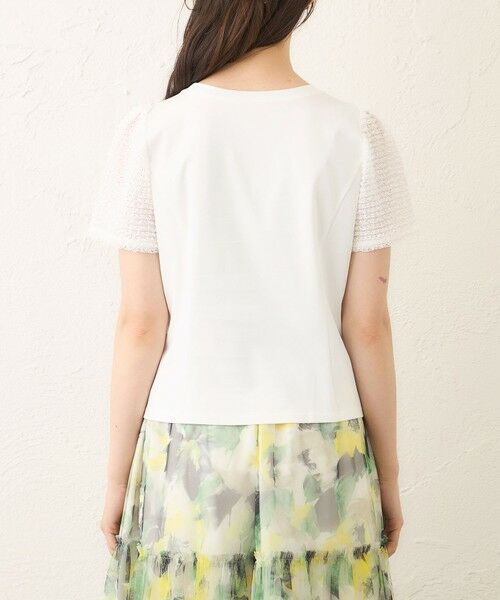 TO BE CHIC / トゥー ビー シック カットソー | コマフリル カットソーコンビプルオーバー | 詳細5