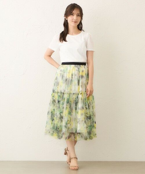 TO BE CHIC / トゥー ビー シック カットソー | コマフリル カットソーコンビプルオーバー | 詳細1