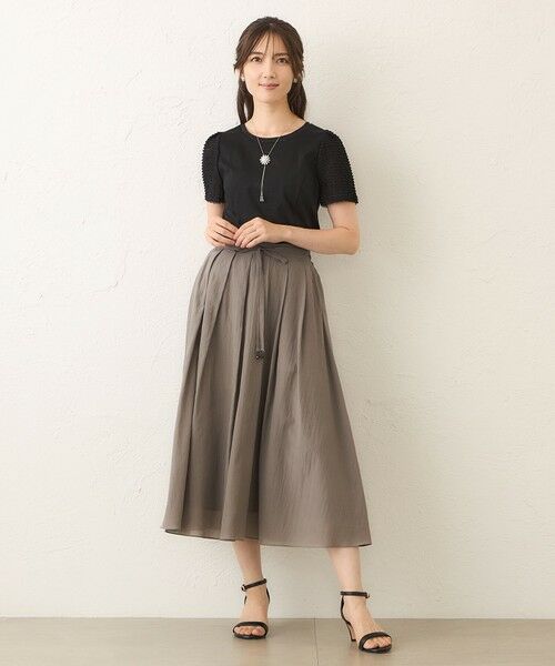 TO BE CHIC / トゥー ビー シック カットソー | コマフリル カットソーコンビプルオーバー | 詳細2