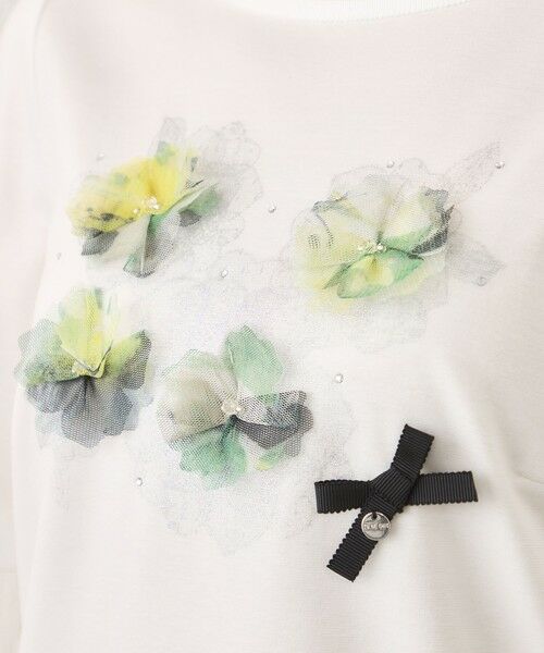 TO BE CHIC / トゥー ビー シック カットソー | ぼかしフラワーモチーフ プルオーバー | 詳細8