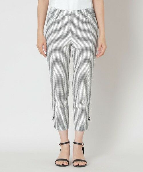 TO BE CHIC / トゥー ビー シック その他パンツ | ウインドウペン スリムパンツ | 詳細3