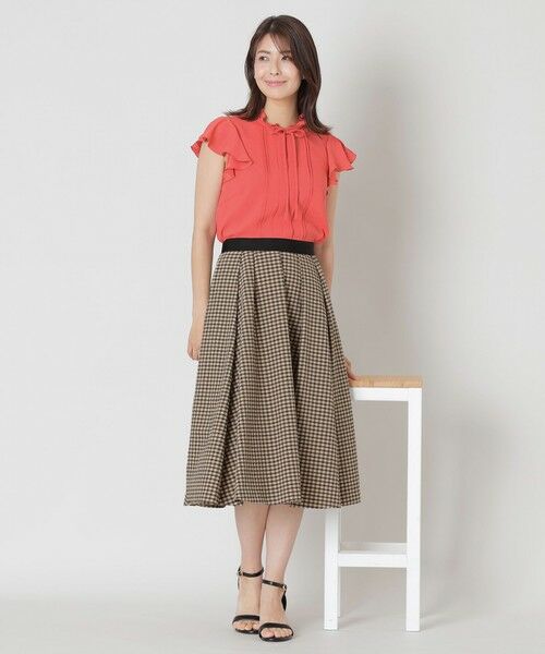 TO BE CHIC / トゥー ビー シック ロング・マキシ丈スカート | ギンガムチェック スカート | 詳細3