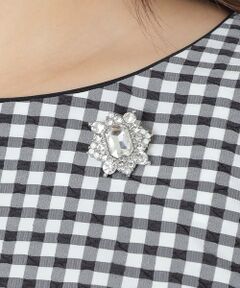 TO BE CHIC / トゥー ビー シック ネックレス・ペンダント・チョーカー | スクエアビジューブローチ