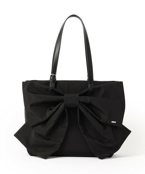 TO BE CHIC/トゥー ビー シック リボントートバッグ ブラック1 - TO BE CHIC/トゥー ビー シック リボントートバッグ ブラック1 -