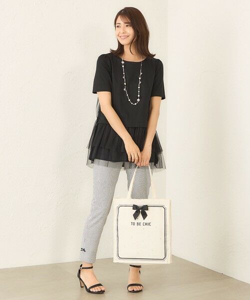 TO BE CHIC / トゥー ビー シック メッセンジャーバッグ・ウエストポーチ | ガラスビジューキャンバストートバッグ | 詳細3