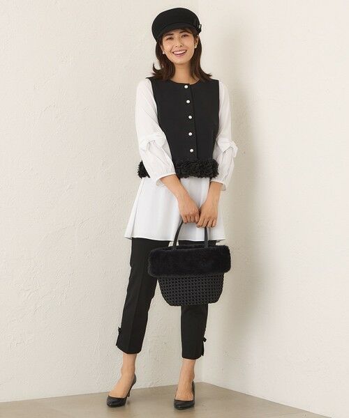 TO BE CHIC / トゥー ビー シック メッセンジャーバッグ・ウエストポーチ | フェイクファーコンビバスケット | 詳細3