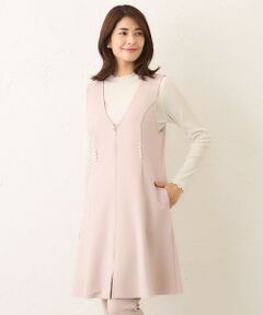 自由区 ダブルフェイススーティング ノーカラージャケット ピンク系 サイズ46 ノーカラーコート（ピンク/桃色系）ファッション通販 - ZOZOTOWN