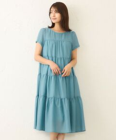 TO BE CHIC / トゥー ビー シック ロング・マキシ丈ワンピース | 【WEB限定】ボイルワッシャーティアード ドレス