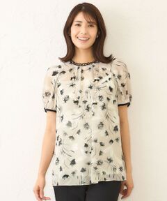 TO BE CHIC / トゥー ビー シック シャツ・ブラウス | ダブルフラワープリント ブラウス