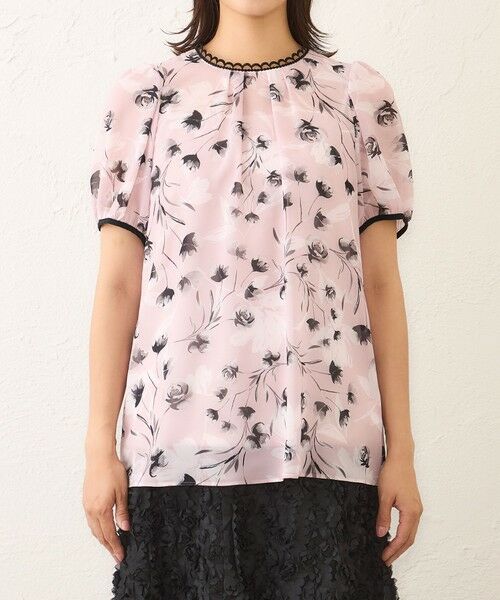 TO BE CHIC / トゥー ビー シック シャツ・ブラウス | ダブルフラワープリント ブラウス | 詳細5