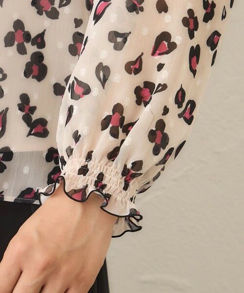 TO BE CHIC / トゥー ビー シック シャツ・ブラウス | アニマルフラワー リボンブラウス | 詳細9
