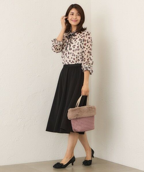 TO BE CHIC / トゥー ビー シック シャツ・ブラウス | アニマルフラワー リボンブラウス | 詳細2