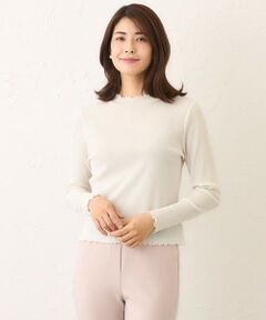 TO BE CHIC / トゥー ビー シック カットソー | シアーラメ カットソー