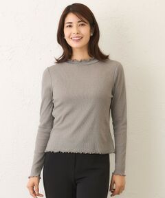 TO BE CHIC / トゥー ビー シック カットソー | シアーラメ カットソー