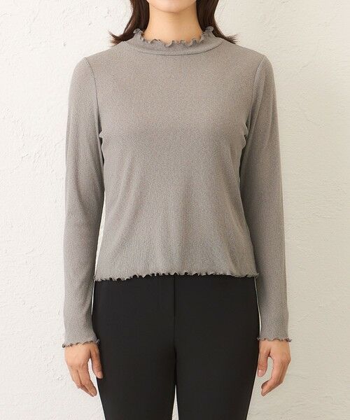 TO BE CHIC / トゥー ビー シック カットソー | シアーラメ カットソー | 詳細4